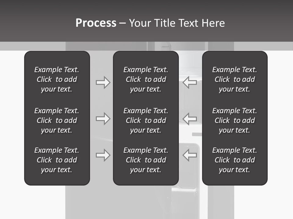Open Frig House PowerPoint Template