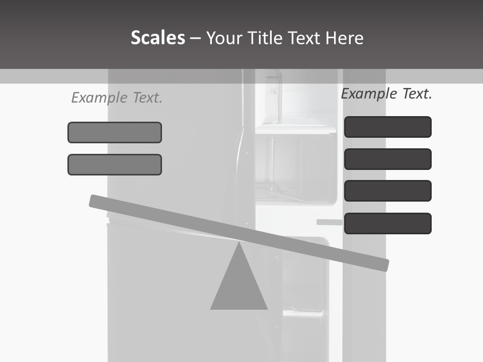 Open Frig House PowerPoint Template