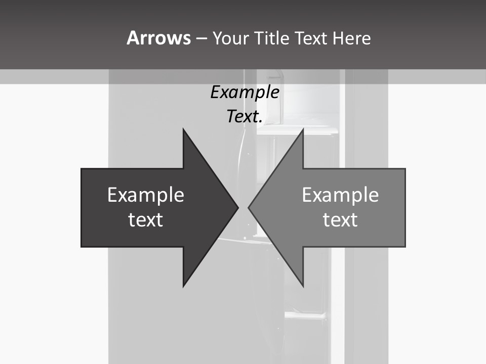 Open Frig House PowerPoint Template