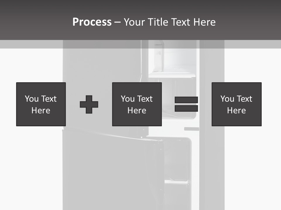 Open Frig House PowerPoint Template