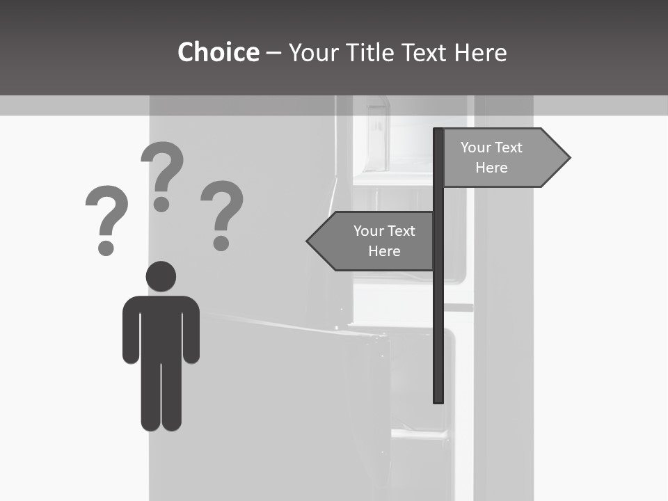 Open Frig House PowerPoint Template