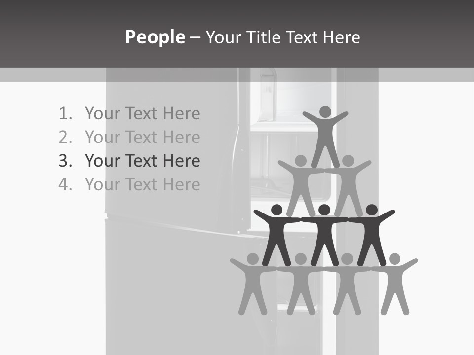 Open Frig House PowerPoint Template