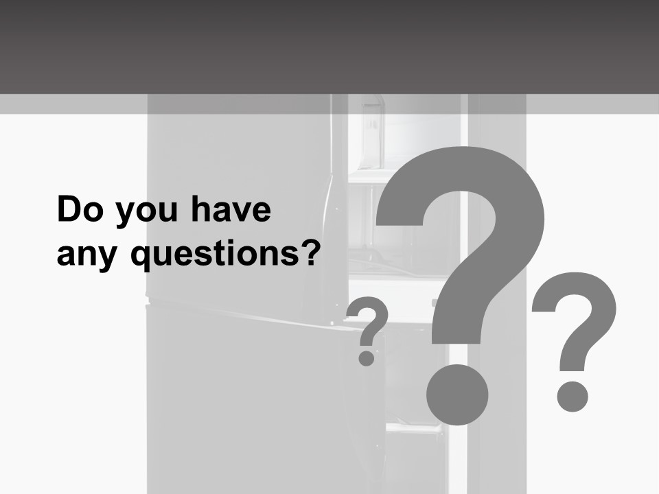 Open Frig House PowerPoint Template