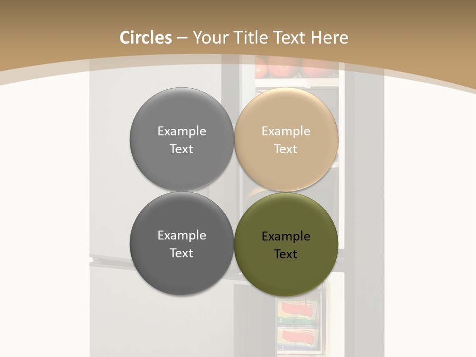 Major Meal Refrigerated PowerPoint Template