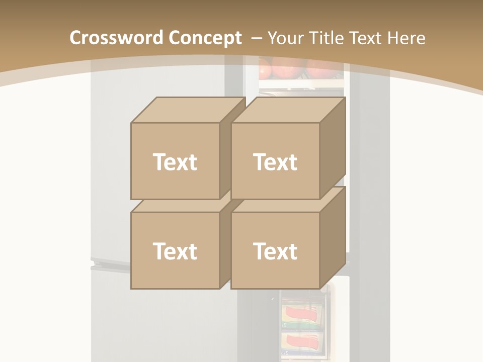 Major Meal Refrigerated PowerPoint Template