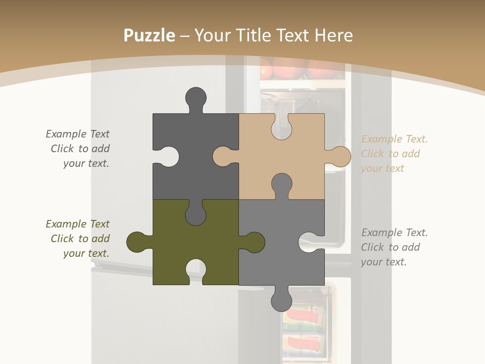 Major Meal Refrigerated PowerPoint Template
