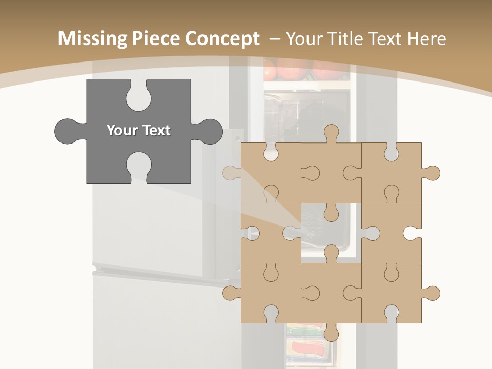 Major Meal Refrigerated PowerPoint Template