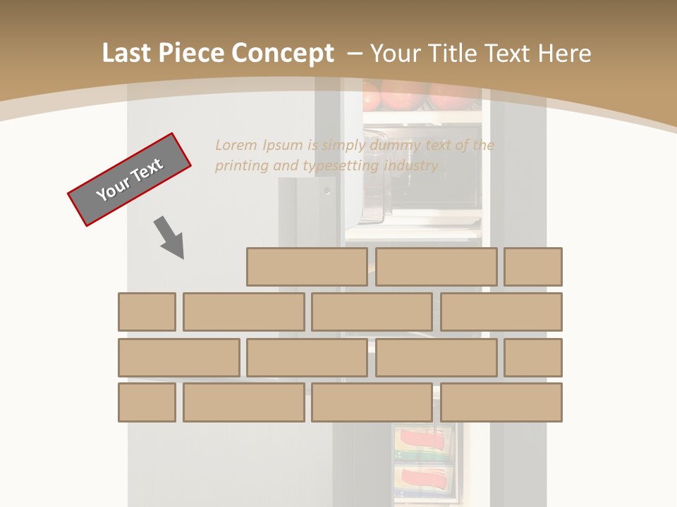 Major Meal Refrigerated PowerPoint Template