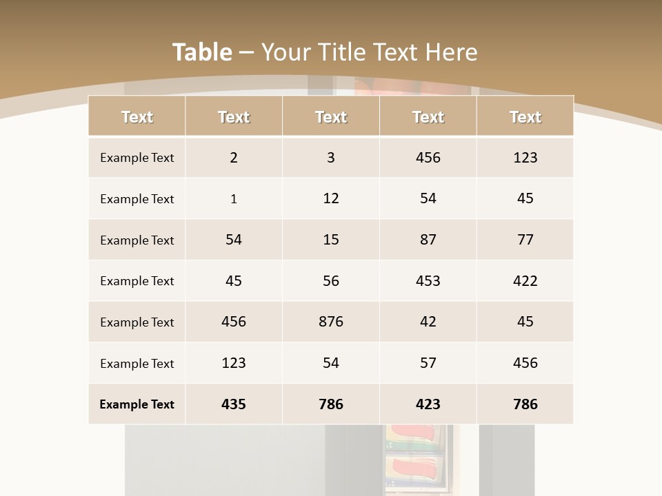 Major Meal Refrigerated PowerPoint Template