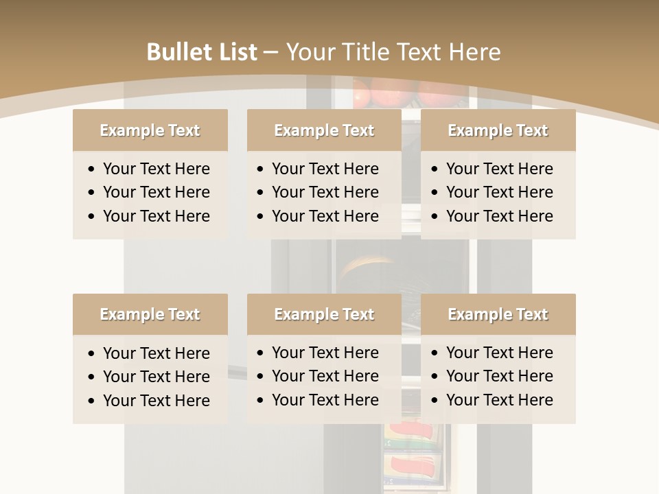 Major Meal Refrigerated PowerPoint Template