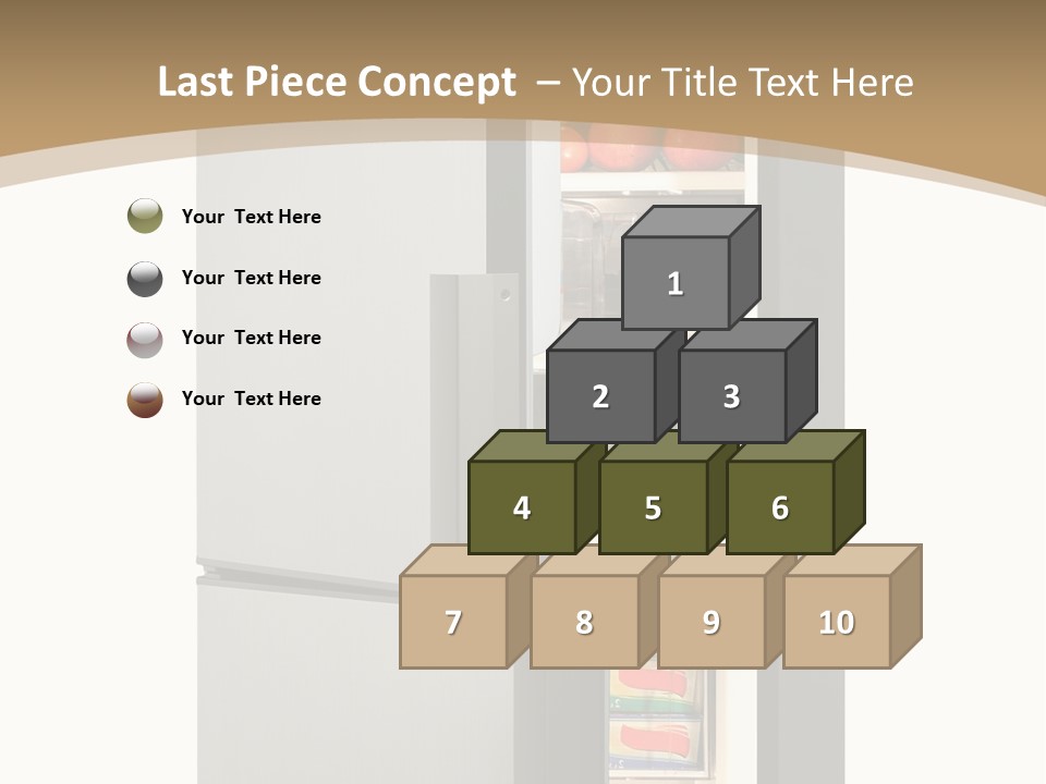 Major Meal Refrigerated PowerPoint Template