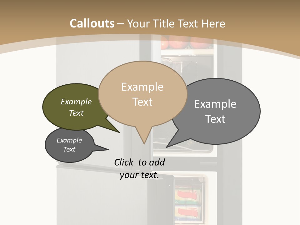 Major Meal Refrigerated PowerPoint Template