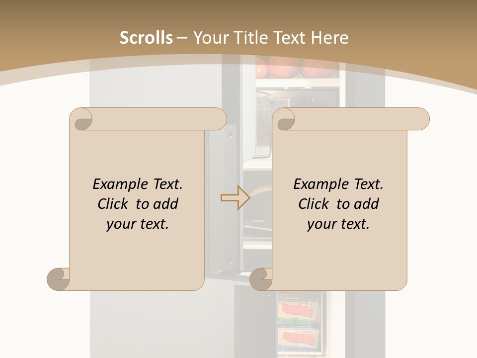 Major Meal Refrigerated PowerPoint Template