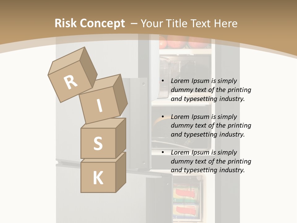 Major Meal Refrigerated PowerPoint Template