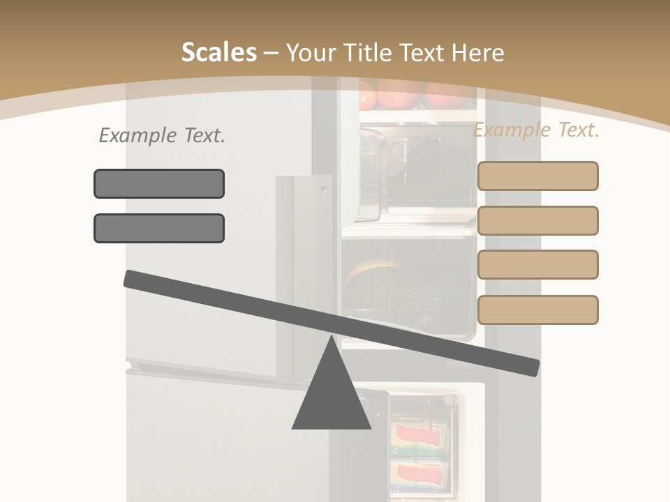 Major Meal Refrigerated PowerPoint Template