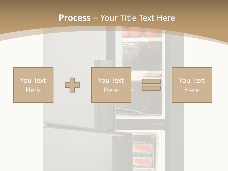 Major Meal Refrigerated PowerPoint Template
