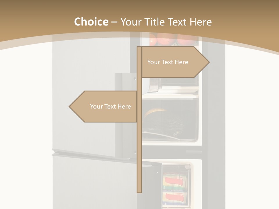 Major Meal Refrigerated PowerPoint Template