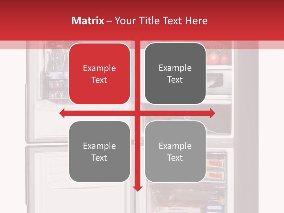 Nobody Fruit Condiments PowerPoint Template