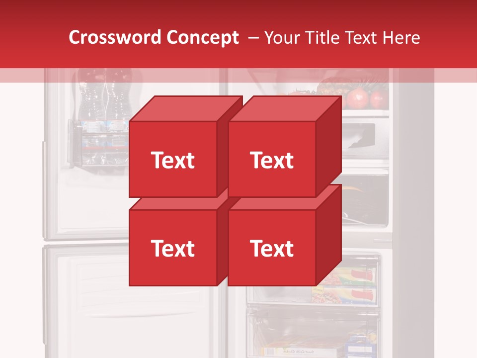 Nobody Fruit Condiments PowerPoint Template