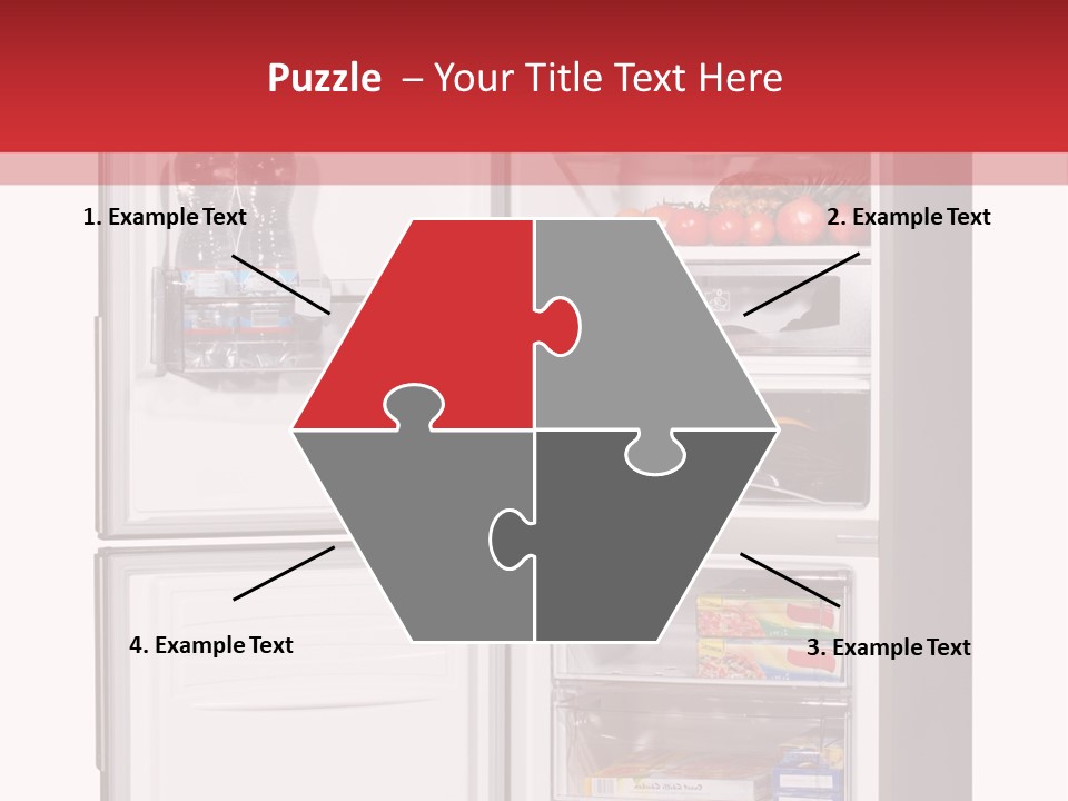 Nobody Fruit Condiments PowerPoint Template