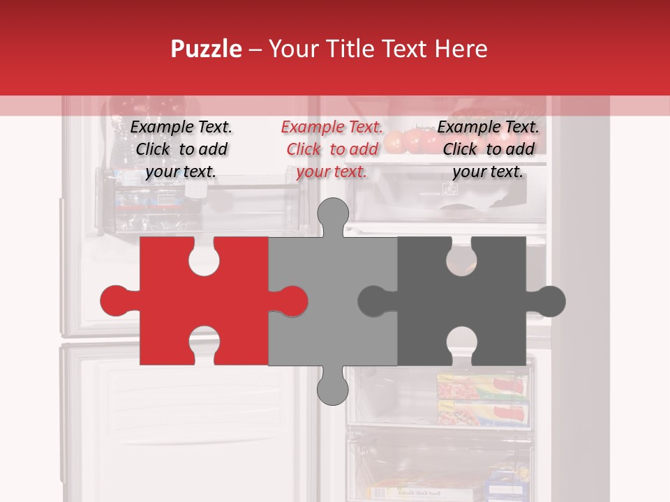 Nobody Fruit Condiments PowerPoint Template