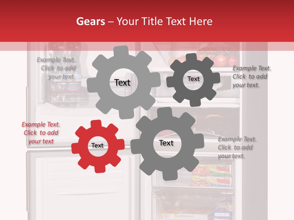 Nobody Fruit Condiments PowerPoint Template