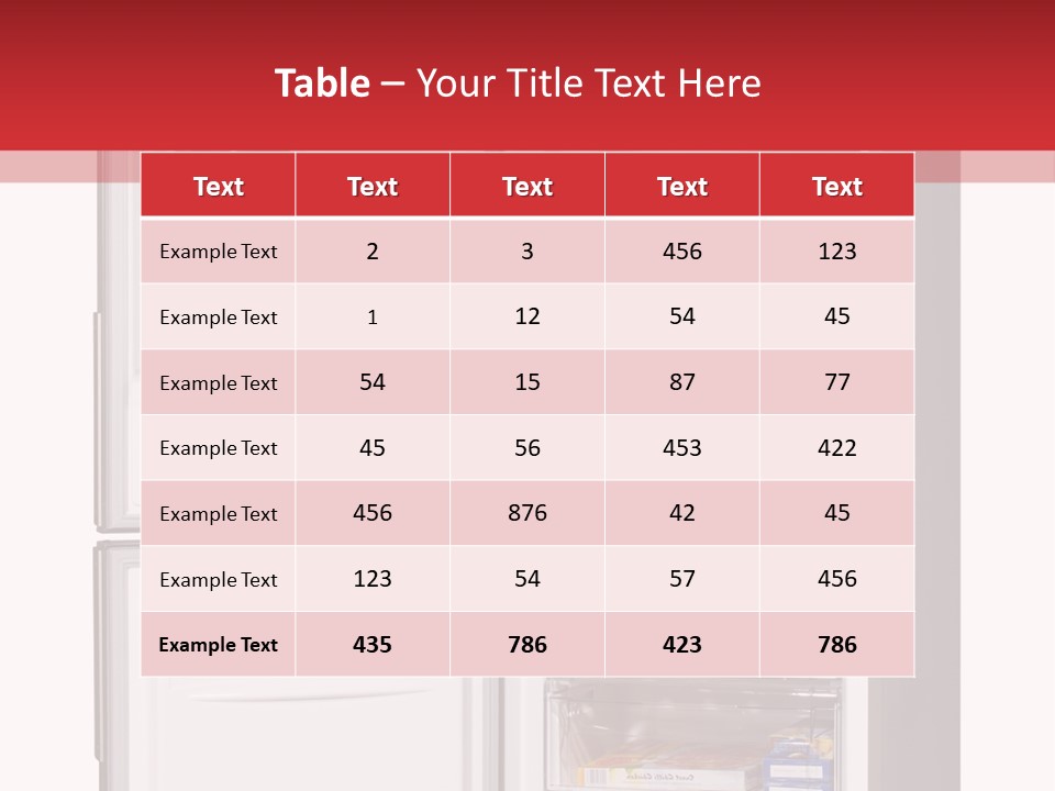 Nobody Fruit Condiments PowerPoint Template