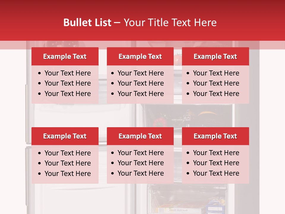 Nobody Fruit Condiments PowerPoint Template