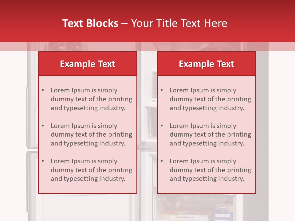 Nobody Fruit Condiments PowerPoint Template