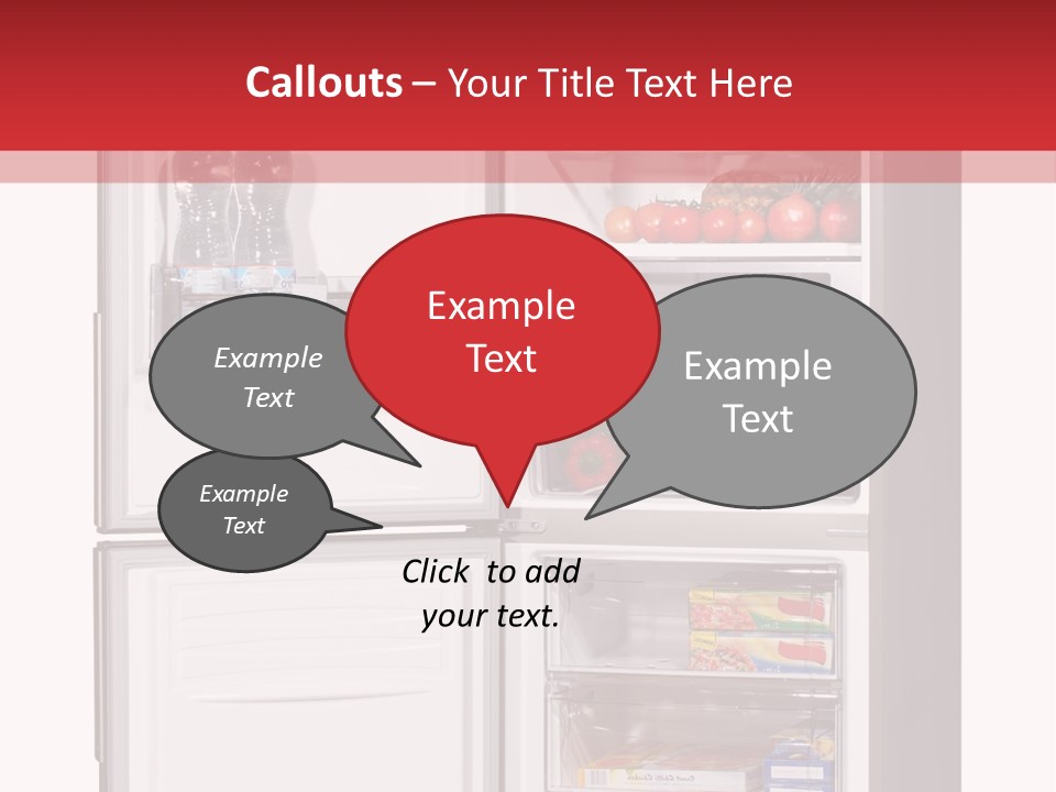 Nobody Fruit Condiments PowerPoint Template