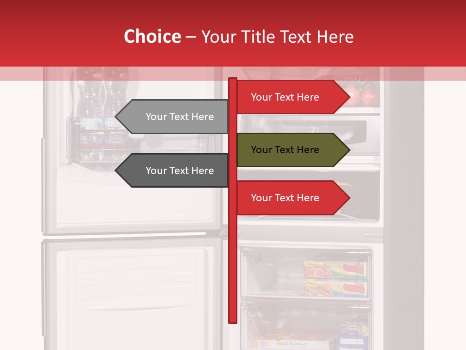 Nobody Fruit Condiments PowerPoint Template