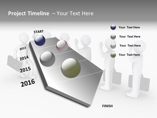 Achieve Employees Sales PowerPoint Template