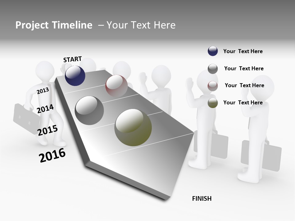 Achieve Employees Sales PowerPoint Template