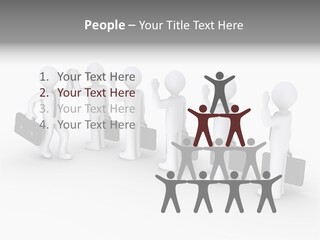Achieve Employees Sales PowerPoint Template