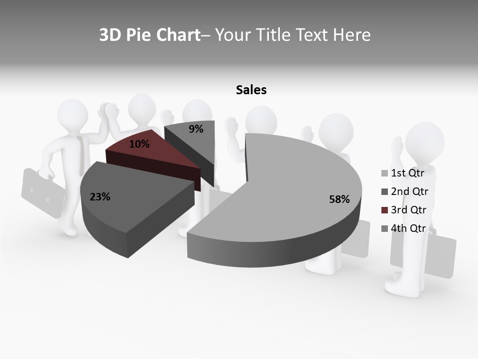 Achieve Employees Sales PowerPoint Template