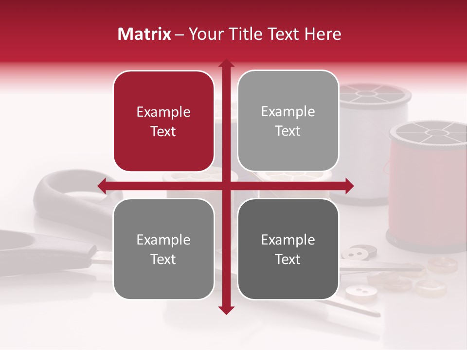 Buttons Supply Measure PowerPoint Template