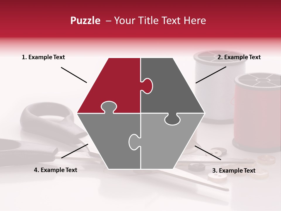Buttons Supply Measure PowerPoint Template