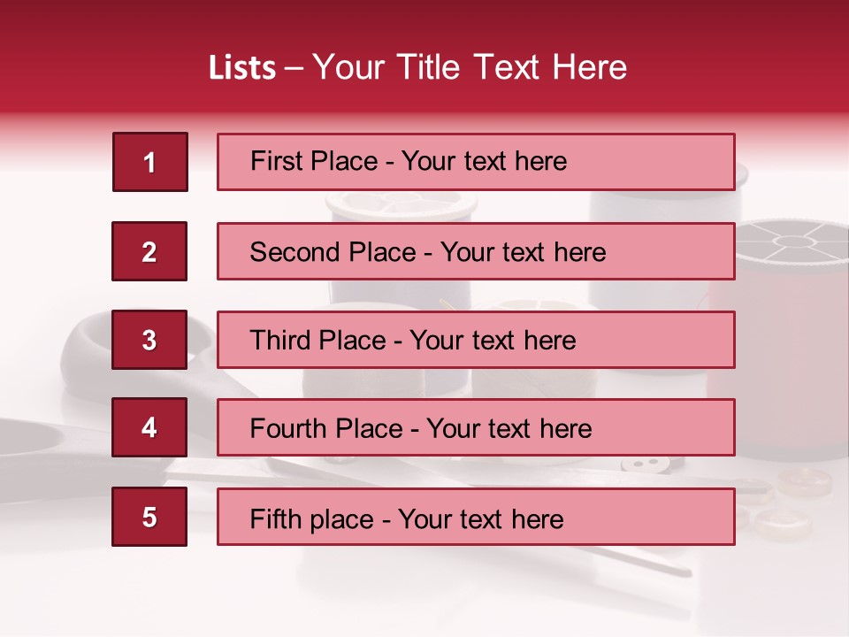 Buttons Supply Measure PowerPoint Template
