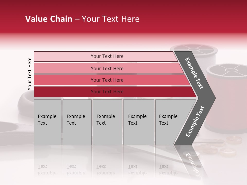 Buttons Supply Measure PowerPoint Template