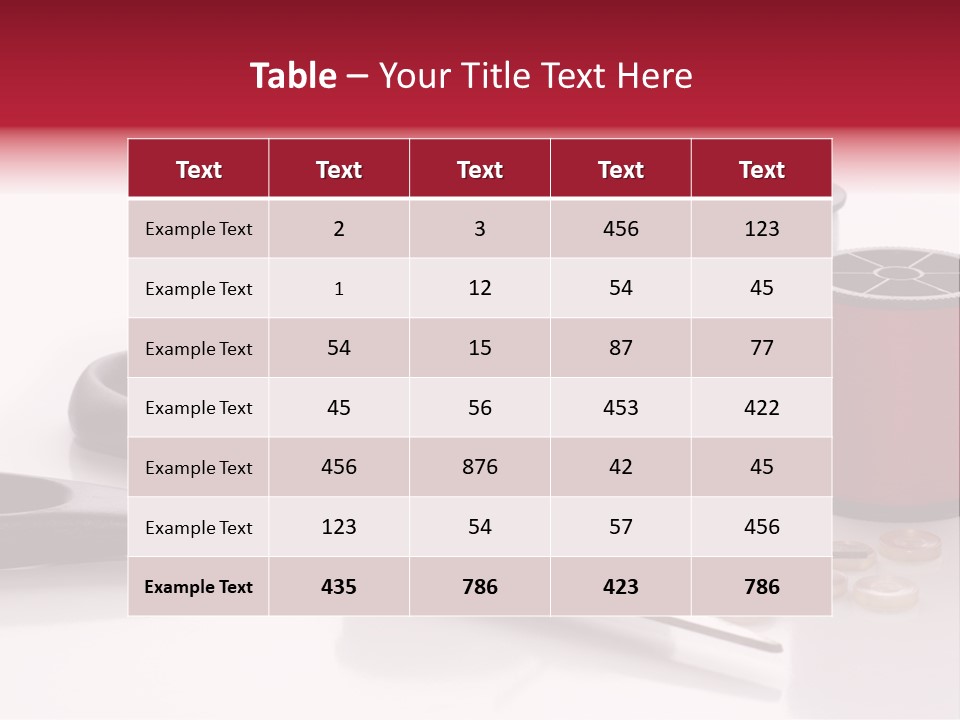 Buttons Supply Measure PowerPoint Template