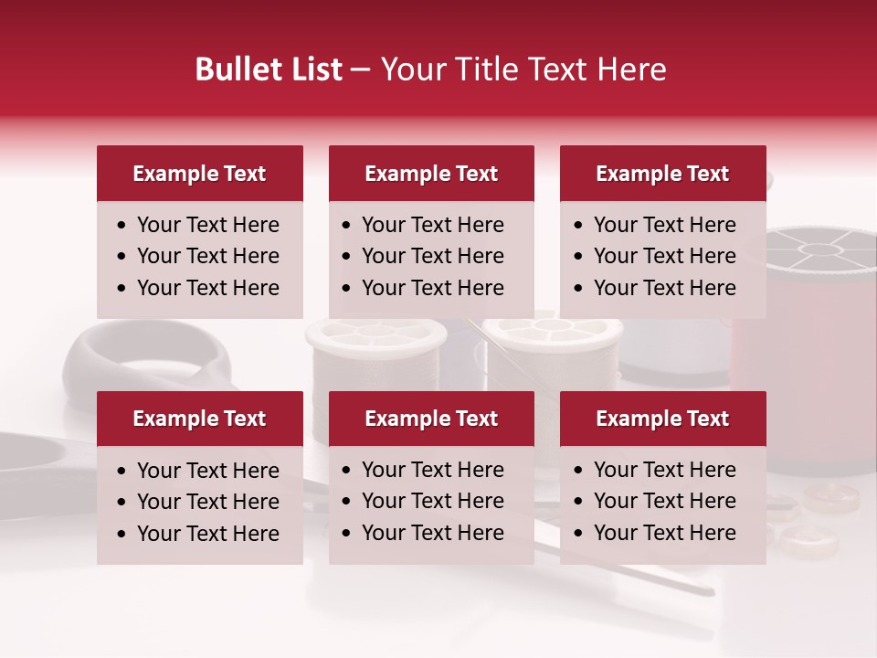 Buttons Supply Measure PowerPoint Template