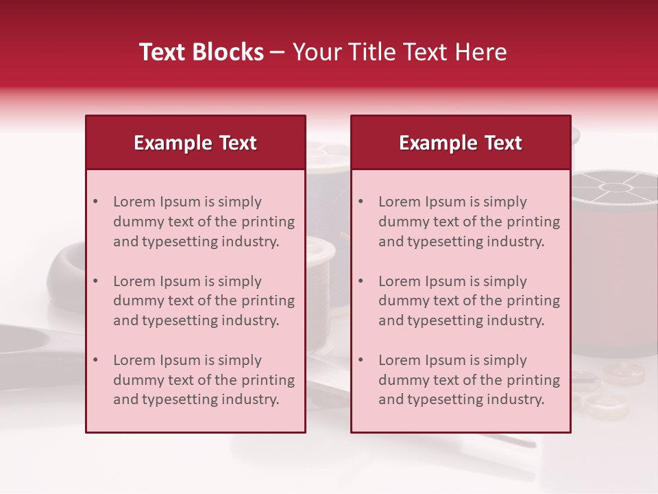 Buttons Supply Measure PowerPoint Template