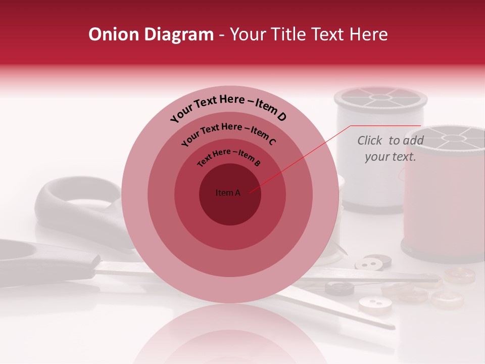 Buttons Supply Measure PowerPoint Template