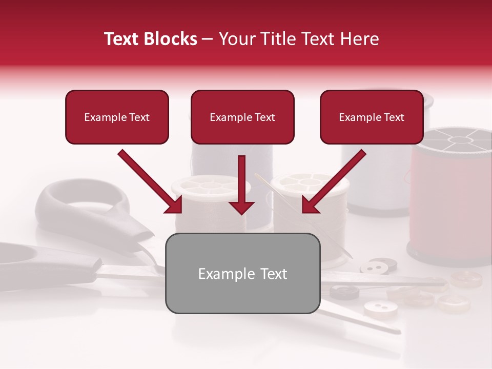 Buttons Supply Measure PowerPoint Template