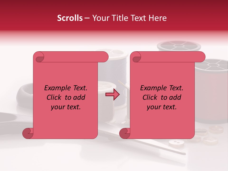 Buttons Supply Measure PowerPoint Template