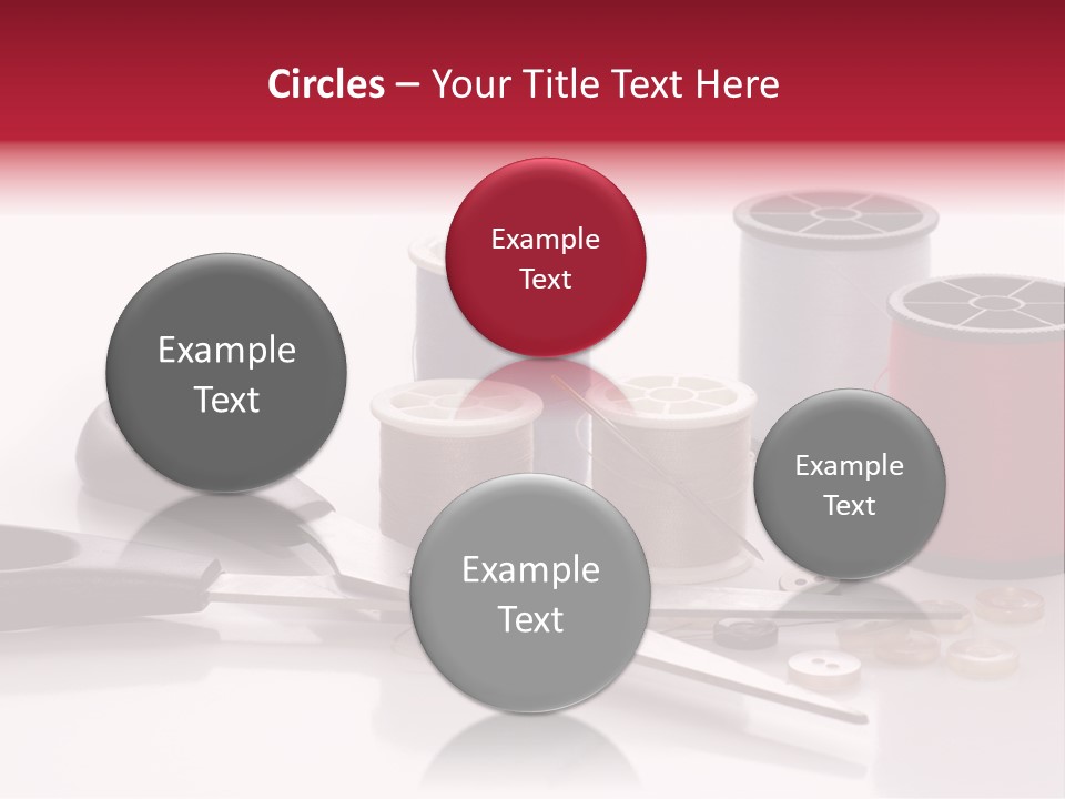 Buttons Supply Measure PowerPoint Template