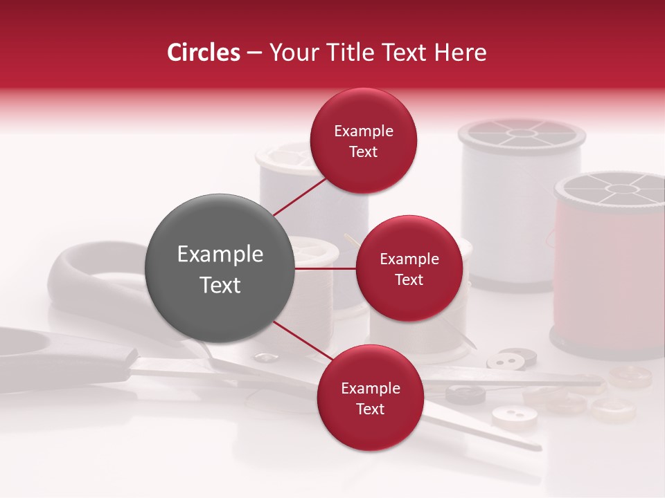 Buttons Supply Measure PowerPoint Template