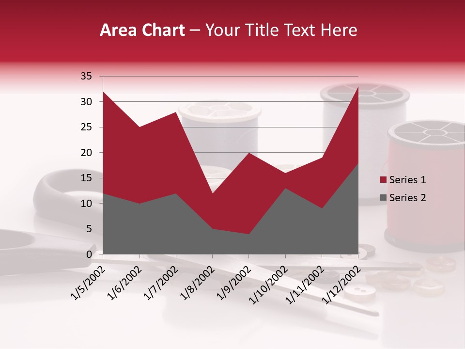 Buttons Supply Measure PowerPoint Template