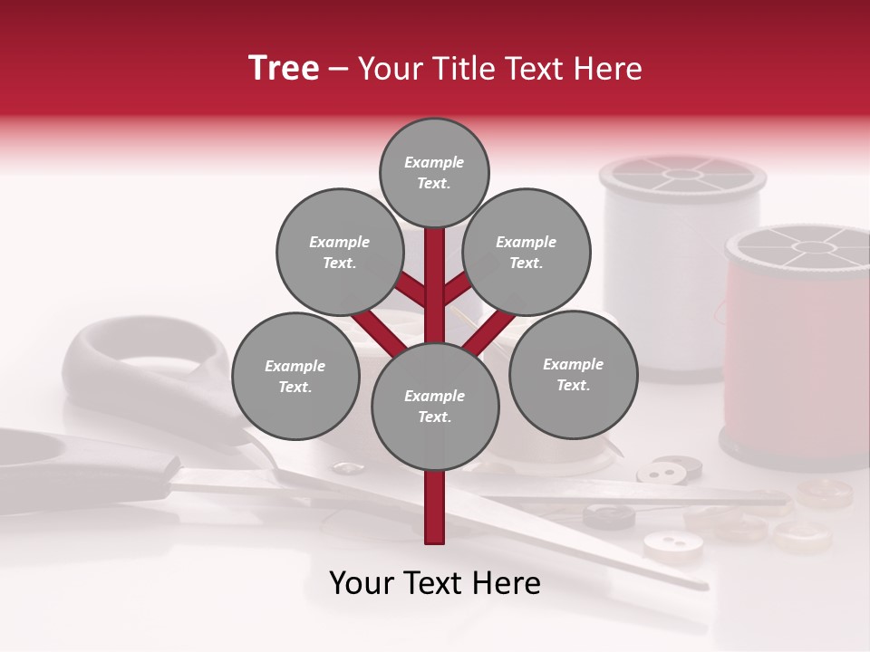 Buttons Supply Measure PowerPoint Template