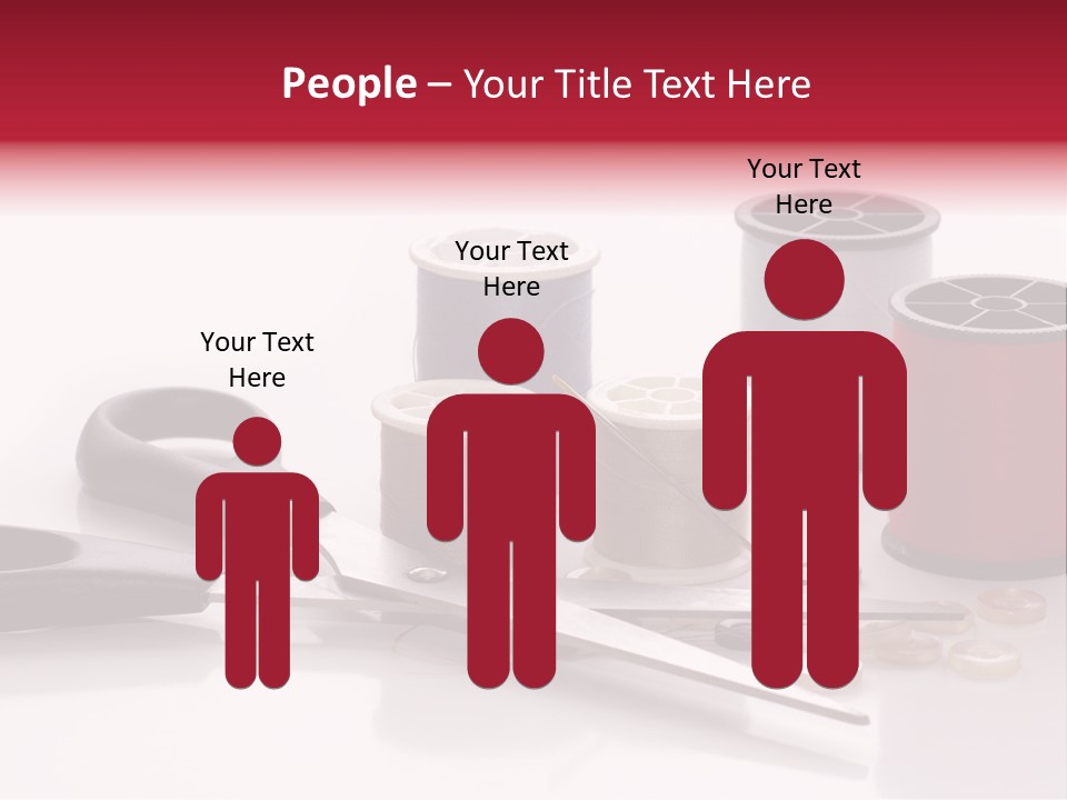 Buttons Supply Measure PowerPoint Template